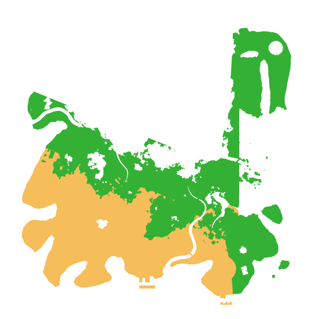 Biome Rust Map: Procedural Map, Size: 4000, Seed: 150464115