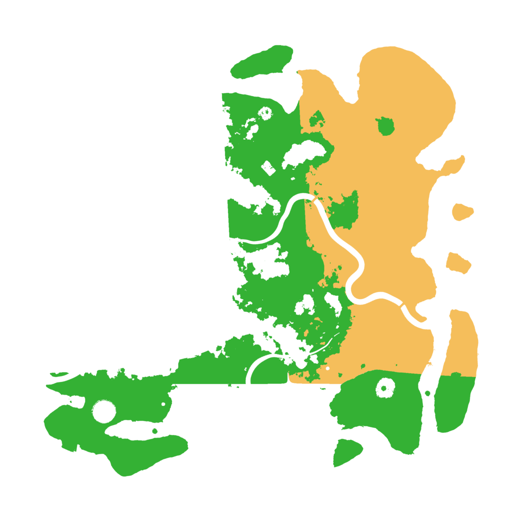 Biome Rust Map: Procedural Map, Size: 3900, Seed: 47782489