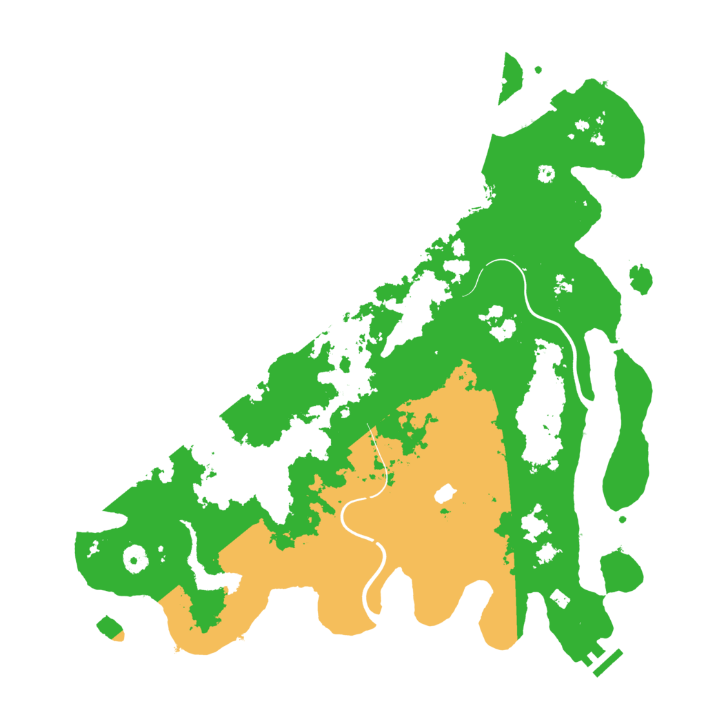 Biome Rust Map: Procedural Map, Size: 4000, Seed: 990702
