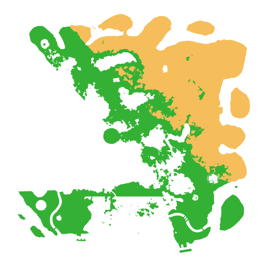 Biome Rust Map: Procedural Map, Size: 4400, Seed: 24927008
