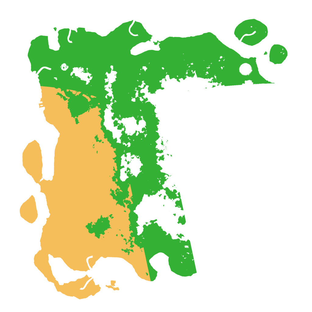 Biome Rust Map: Procedural Map, Size: 4500, Seed: 1216062456