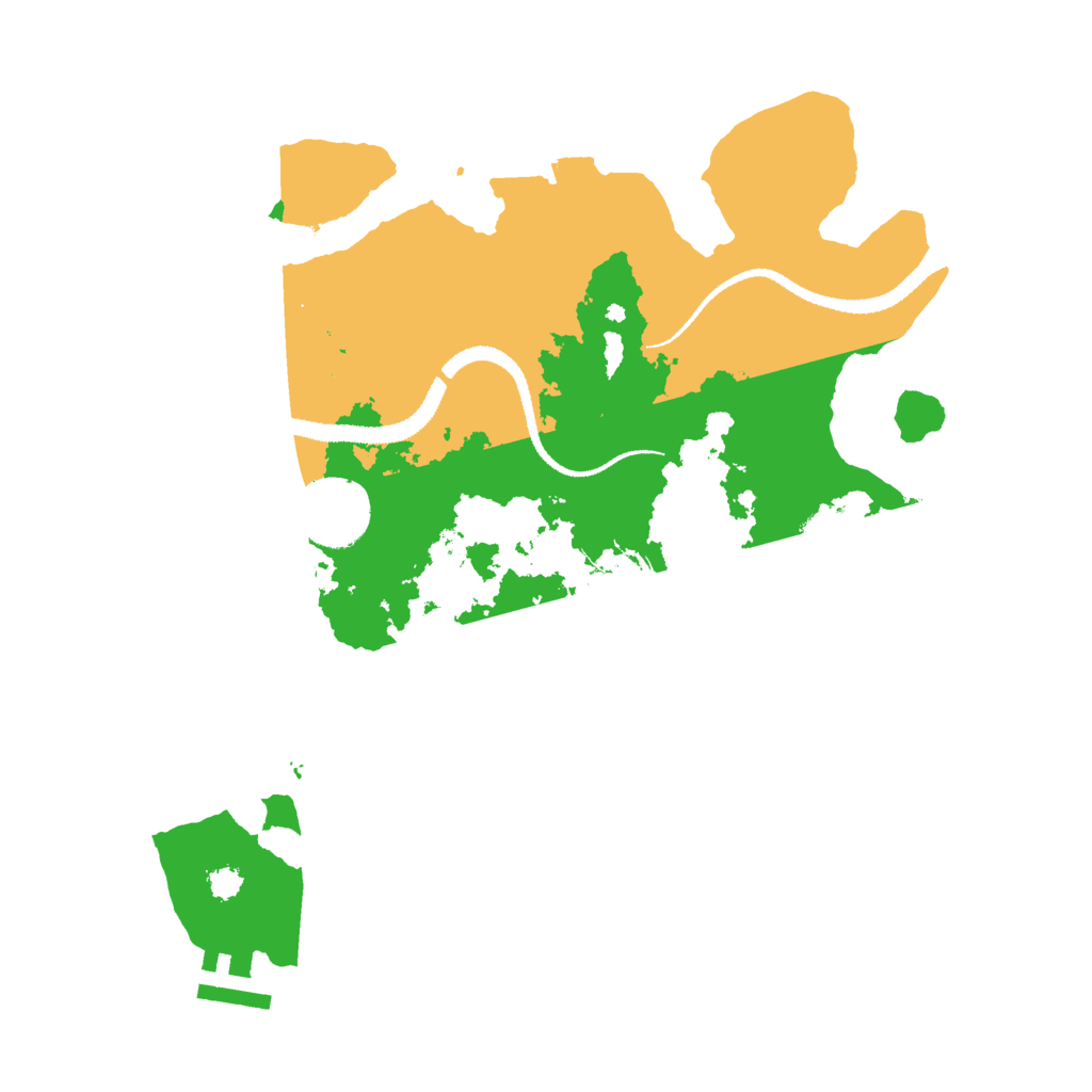 Biome Rust Map: Procedural Map, Size: 3000, Seed: 2104940298