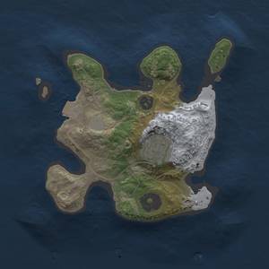 Thumbnail Rust Map: Procedural Map, Size: 2000, Seed: 867956269, 4 Monuments