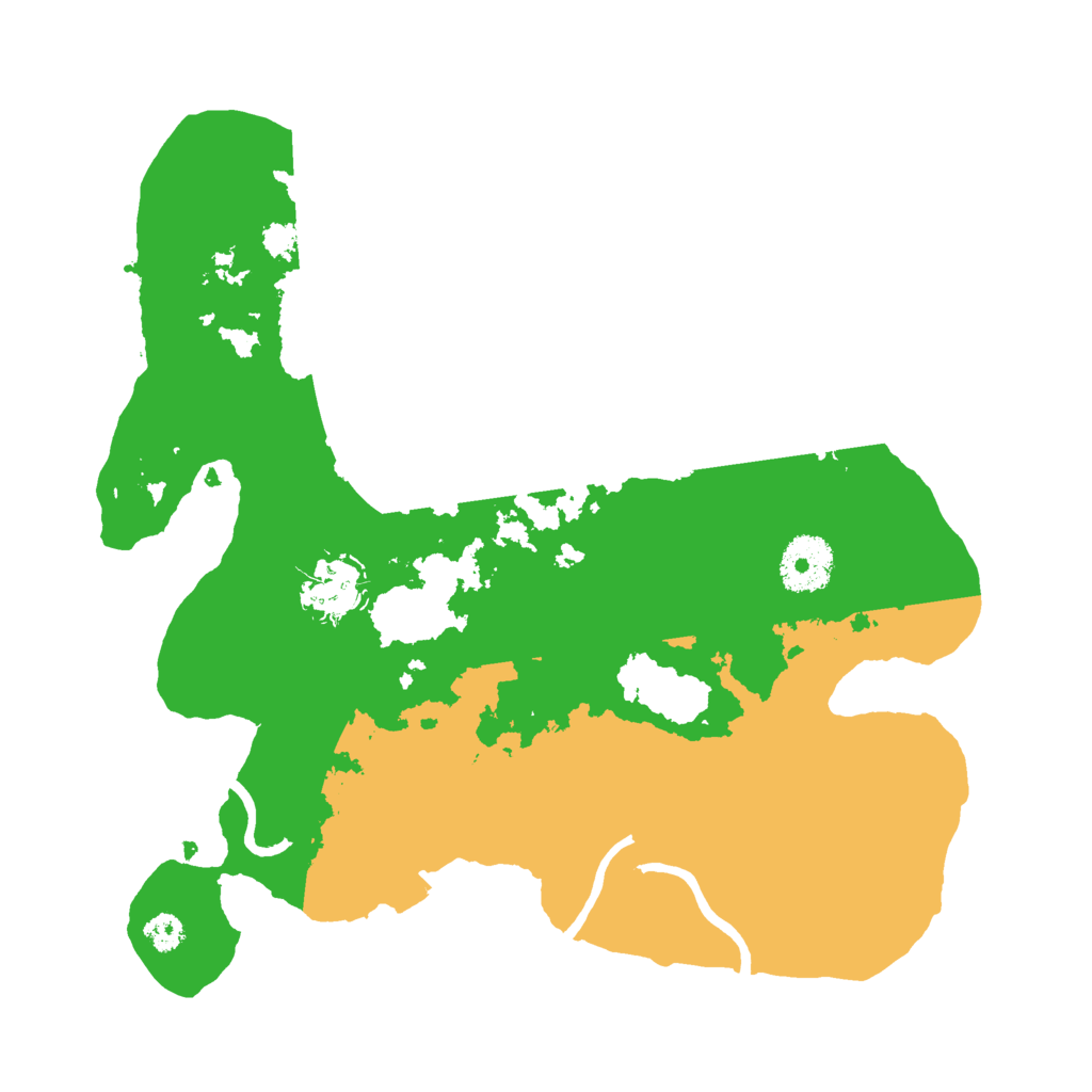 Biome Rust Map: Procedural Map, Size: 3000, Seed: 434626754