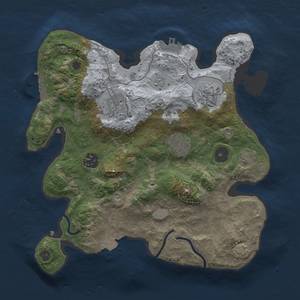 Thumbnail Rust Map: Procedural Map, Size: 3000, Seed: 434626754, 12 Monuments