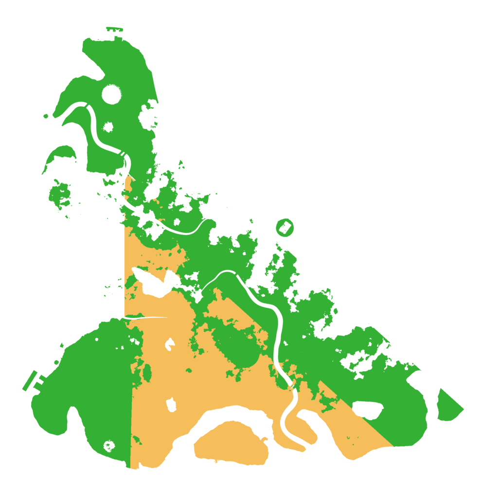 Biome Rust Map: Procedural Map, Size: 4500, Seed: 910371707