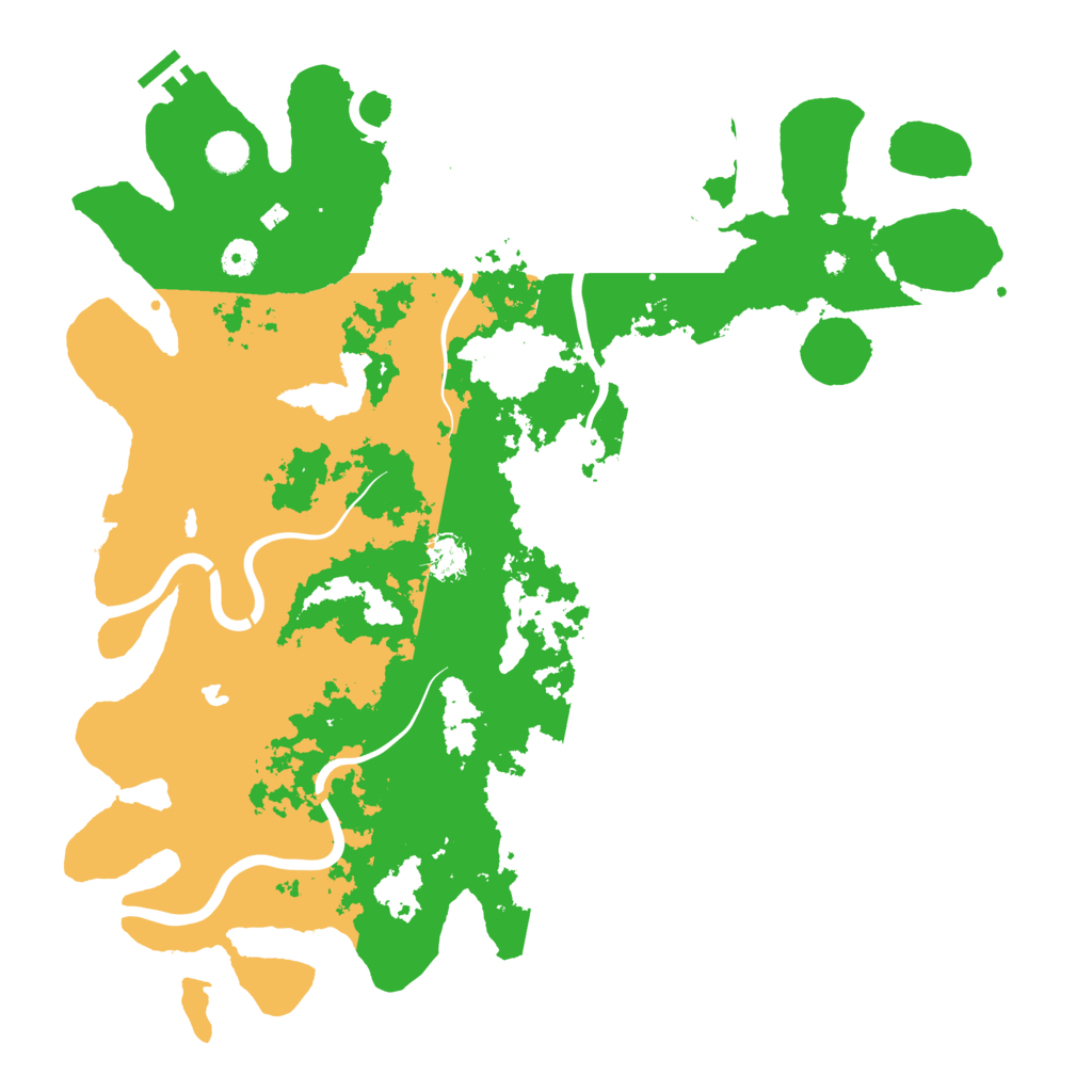 Biome Rust Map: Procedural Map, Size: 4500, Seed: 27659755