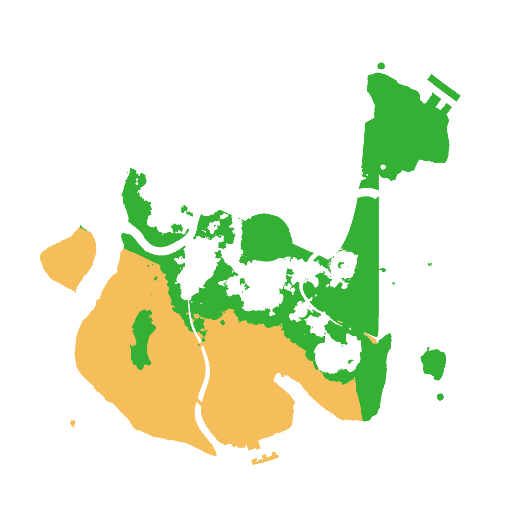 Biome Rust Map: Procedural Map, Size: 2800, Seed: 485