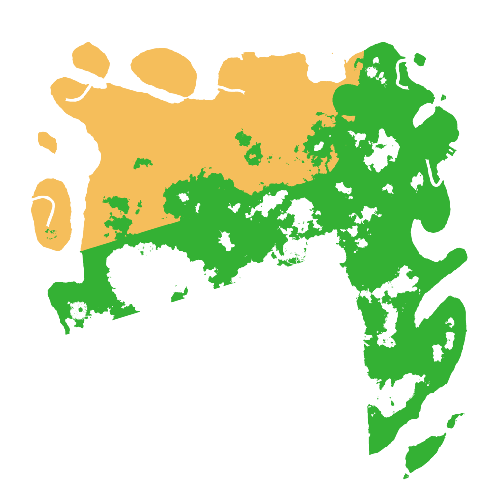 Biome Rust Map: Procedural Map, Size: 4300, Seed: 11080624