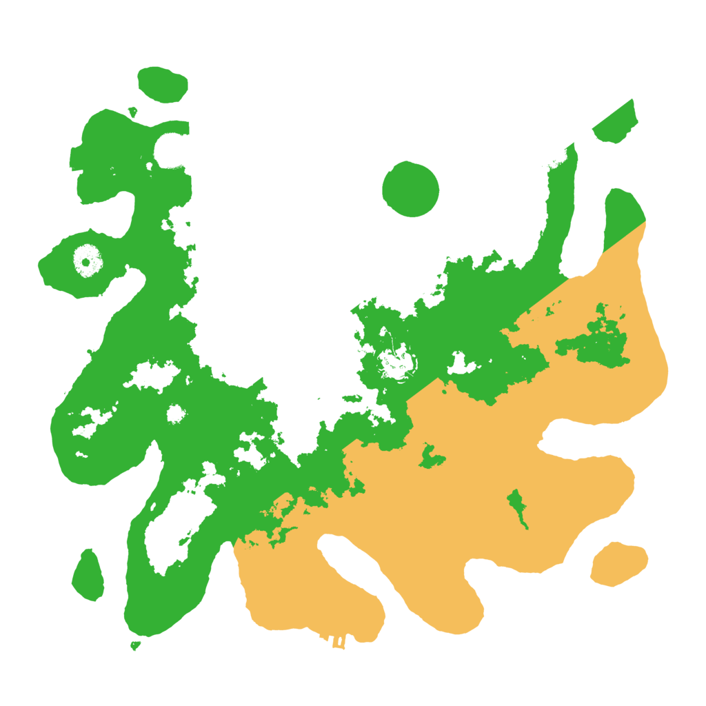 Biome Rust Map: Procedural Map, Size: 3500, Seed: 1261196675