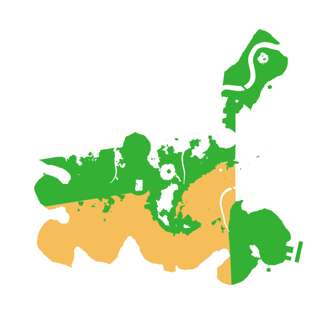 Biome Rust Map: Procedural Map, Size: 3000, Seed: 503337520