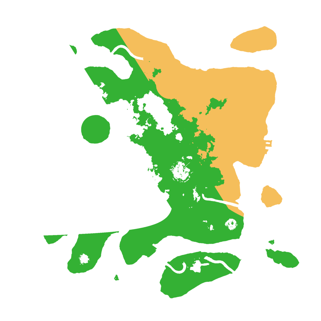 Biome Rust Map: Procedural Map, Size: 3000, Seed: 95142