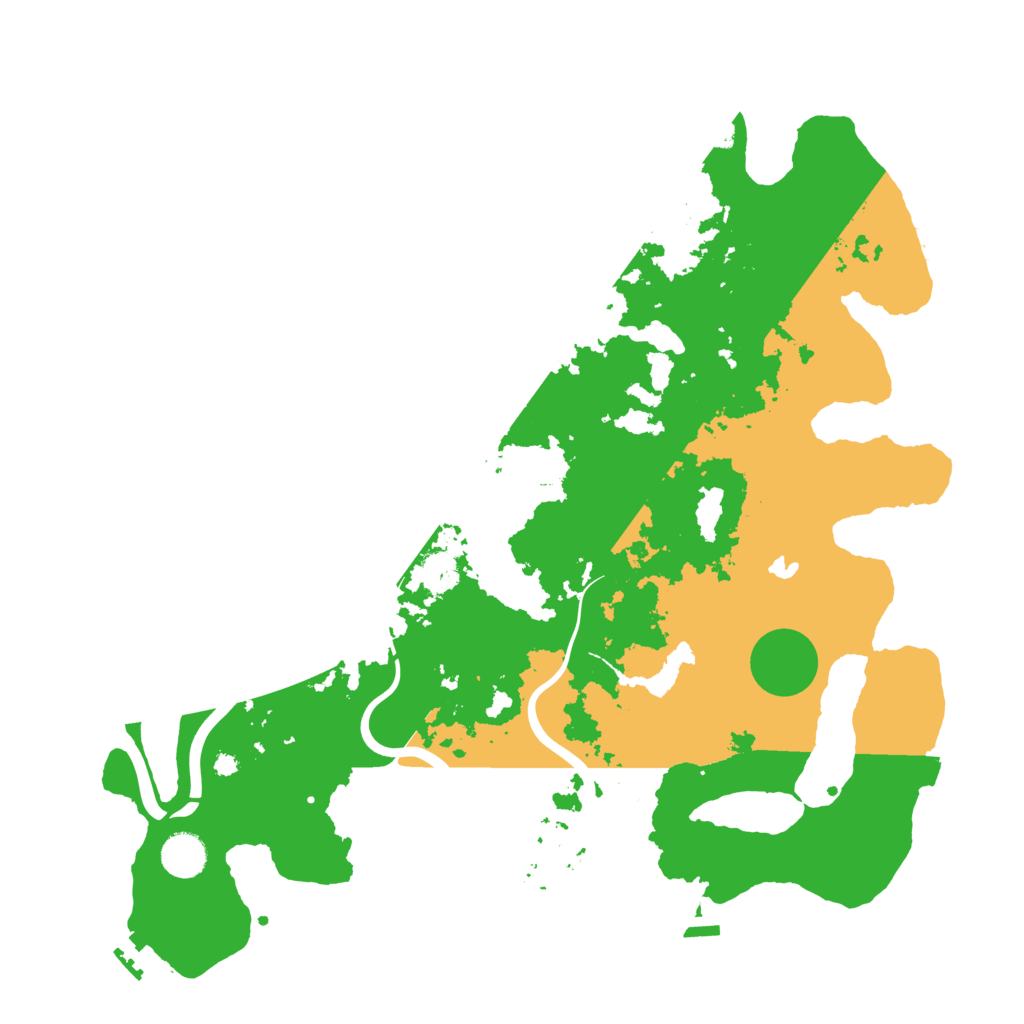 Biome Rust Map: Procedural Map, Size: 4000, Seed: 128696566