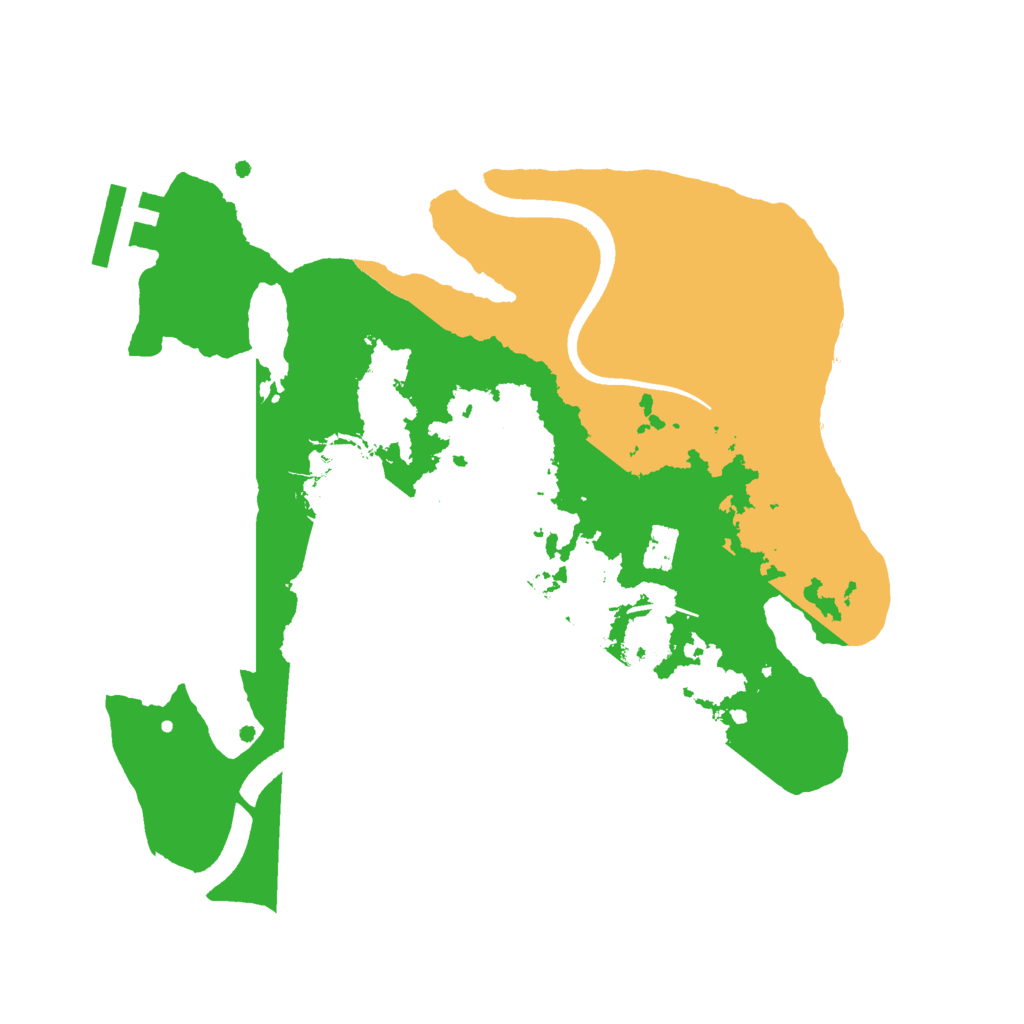 Biome Rust Map: Procedural Map, Size: 2500, Seed: 9163178
