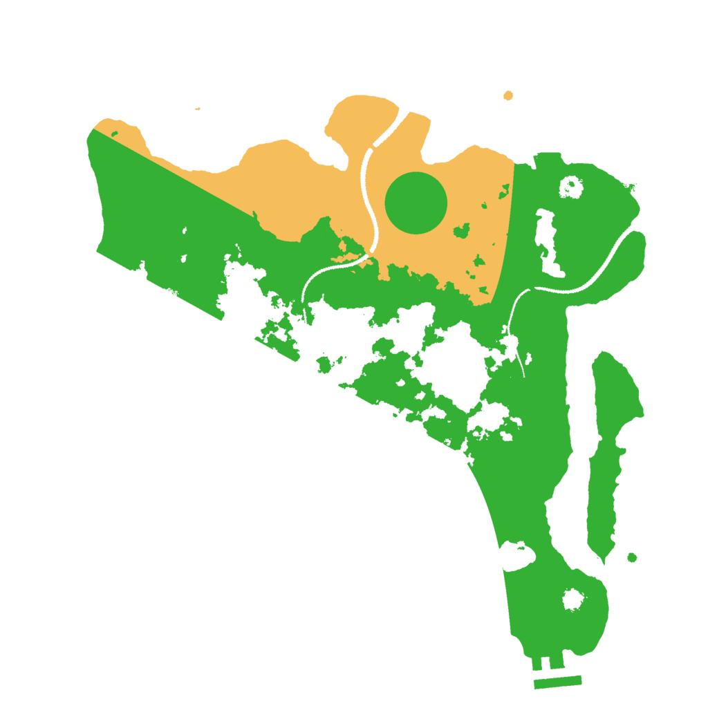 Biome Rust Map: Procedural Map, Size: 3000, Seed: 1660