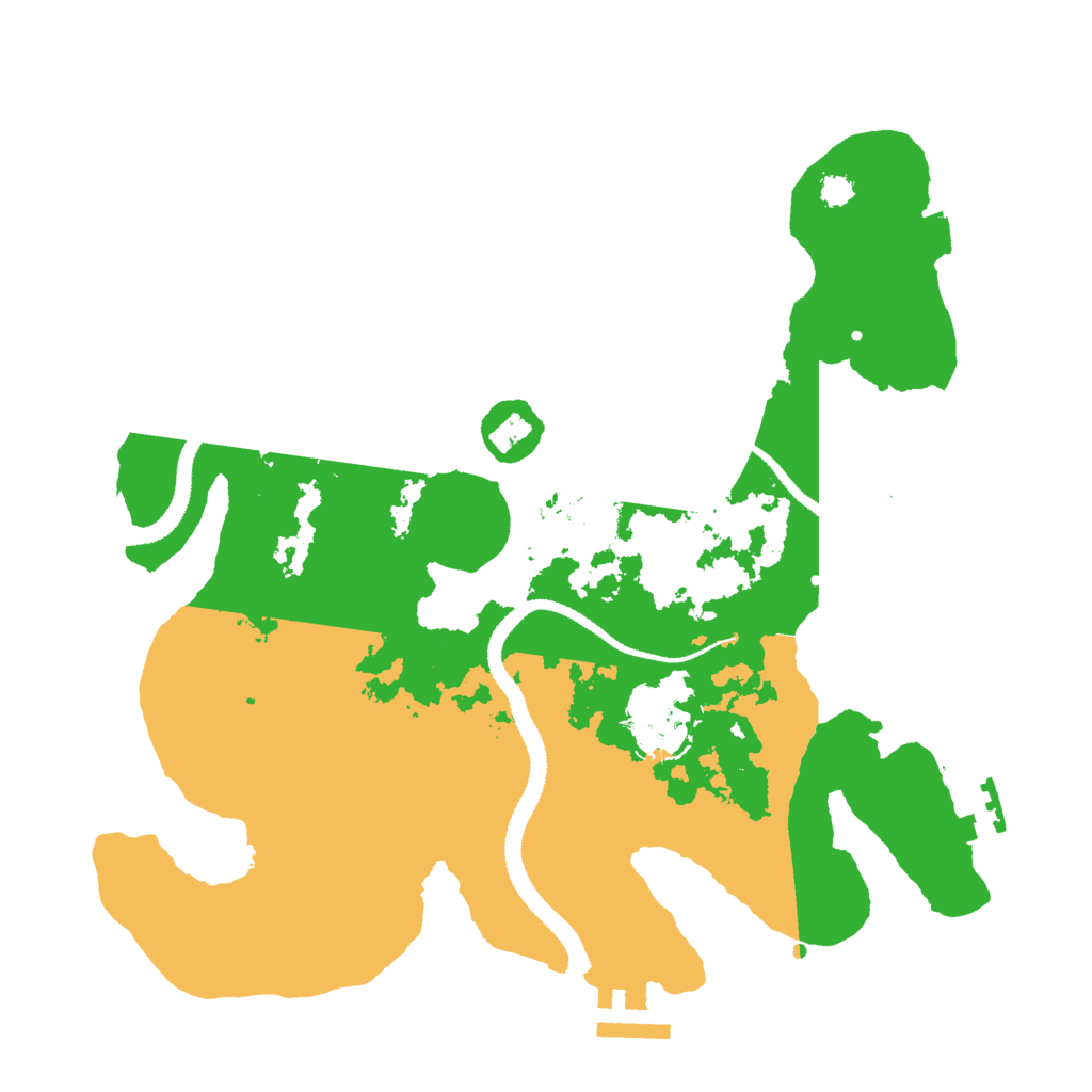 Biome Rust Map: Procedural Map, Size: 3000, Seed: 72173