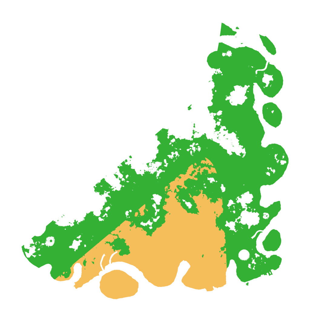 Biome Rust Map: Procedural Map, Size: 5000, Seed: 7802487