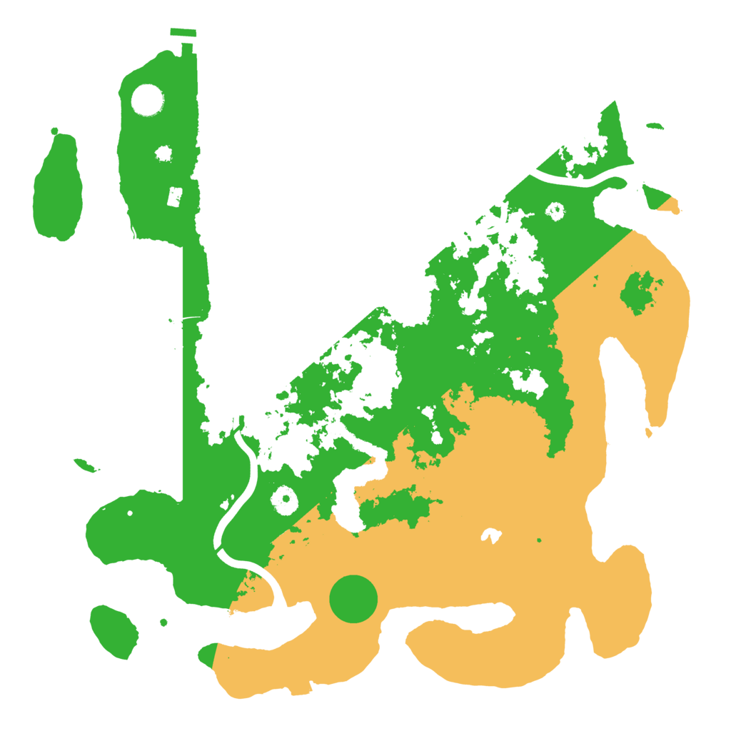 Biome Rust Map: Procedural Map, Size: 4000, Seed: 1146284782
