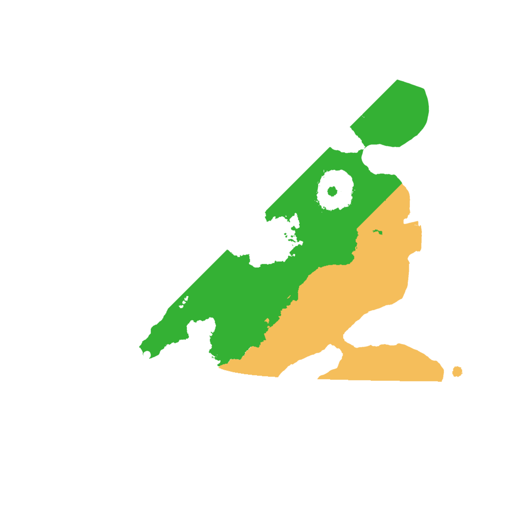 Biome Rust Map: Procedural Map, Size: 2000, Seed: 1998715366