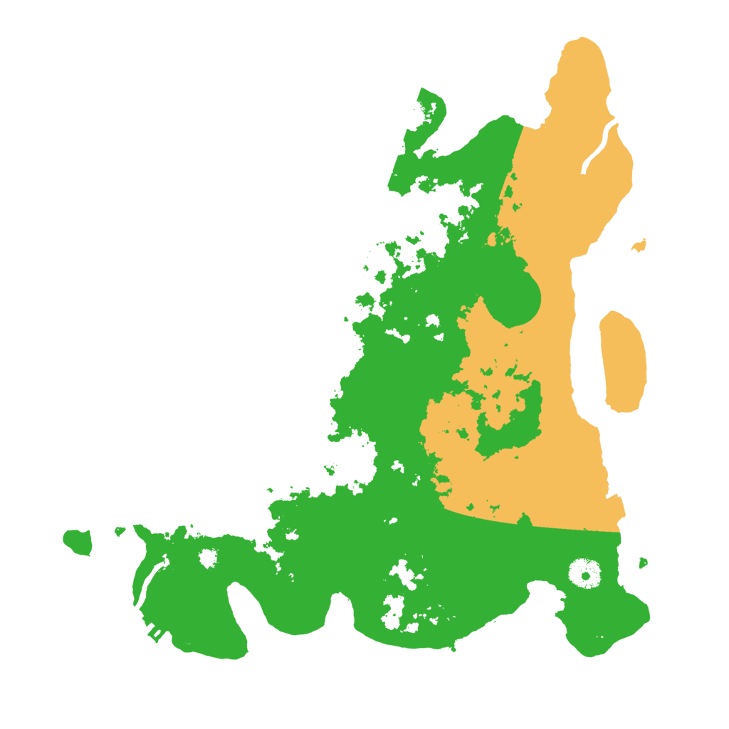 Biome Rust Map: Procedural Map, Size: 3500, Seed: 194758736