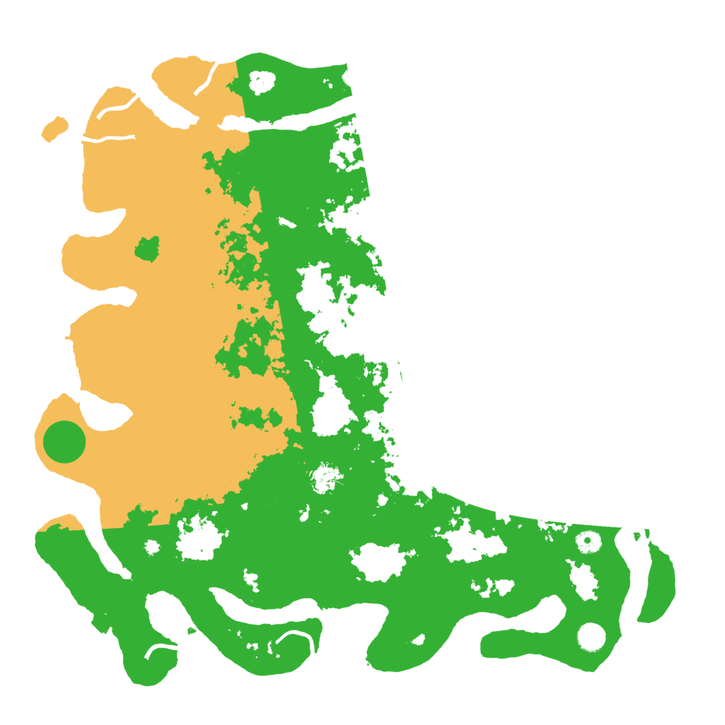 Biome Rust Map: Procedural Map, Size: 4500, Seed: 570838957