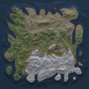 Thumbnail Rust Map: Procedural Map, Size: 4250, Seed: 7995280, 19 Monuments