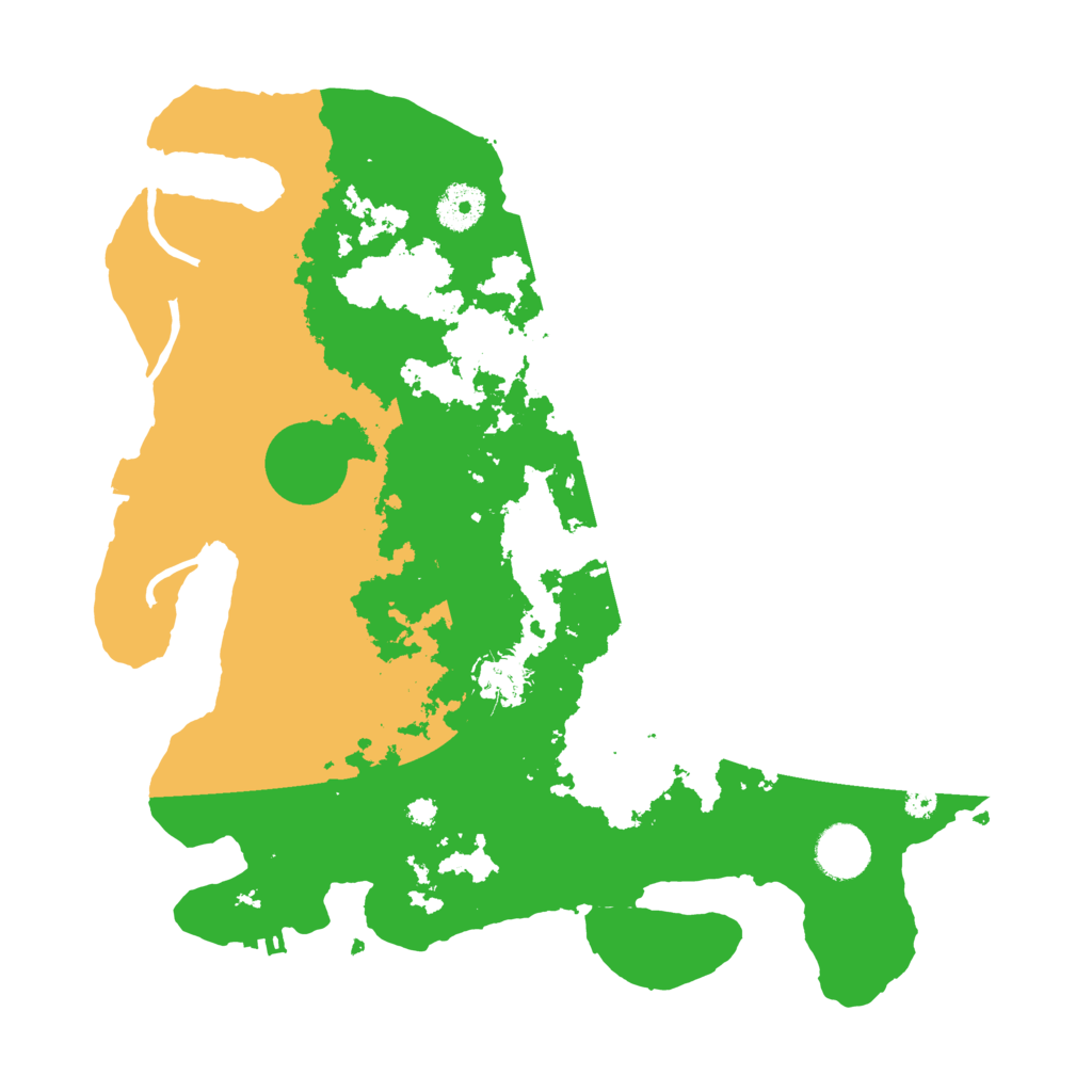 Biome Rust Map: Procedural Map, Size: 3500, Seed: 1000321321