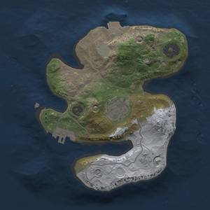 Thumbnail Rust Map: Procedural Map, Size: 2000, Seed: 721184030, 7 Monuments