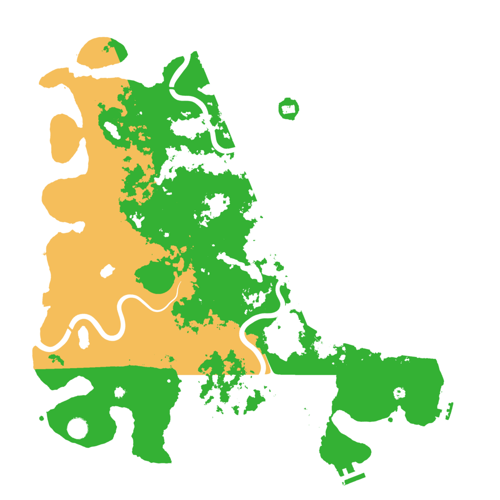 Biome Rust Map: Procedural Map, Size: 4200, Seed: 3665