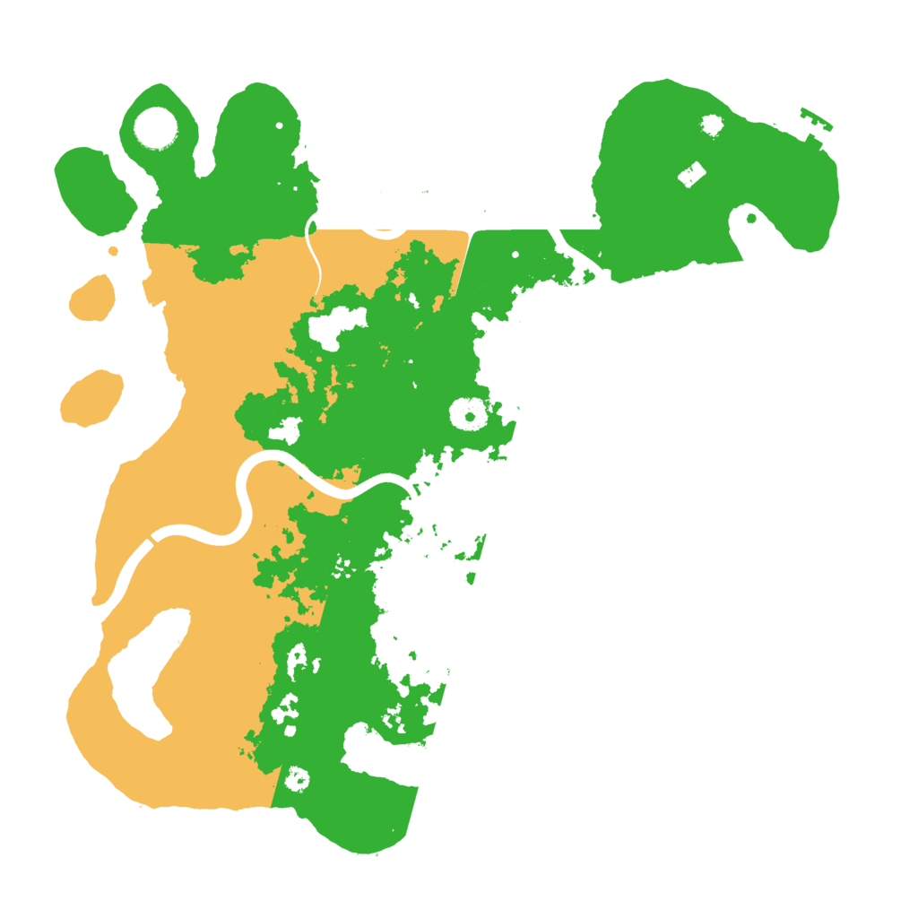 Biome Rust Map: Procedural Map, Size: 3800, Seed: 70261147