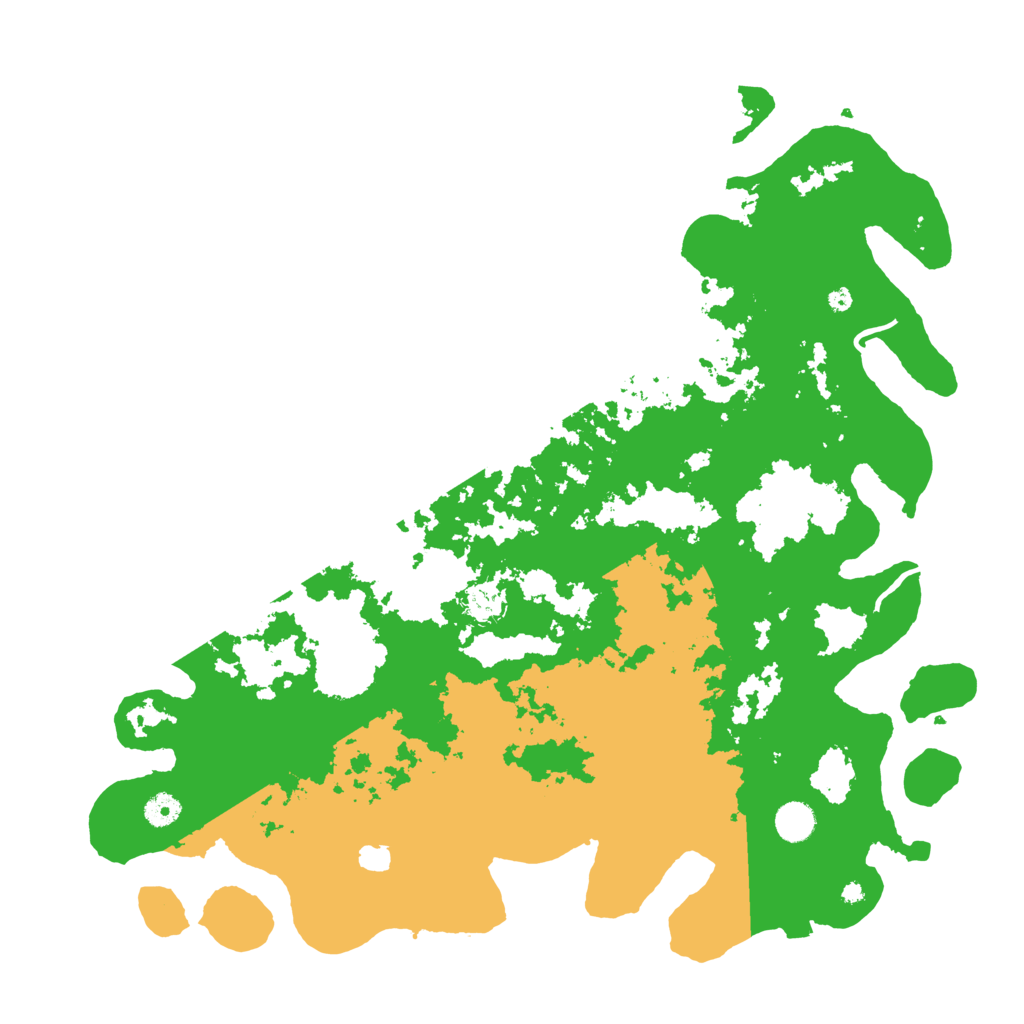 Biome Rust Map: Procedural Map, Size: 4500, Seed: 734116758