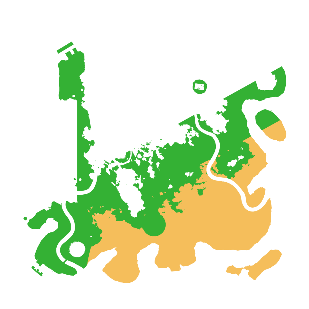 Biome Rust Map: Procedural Map, Size: 3500, Seed: 1208568054