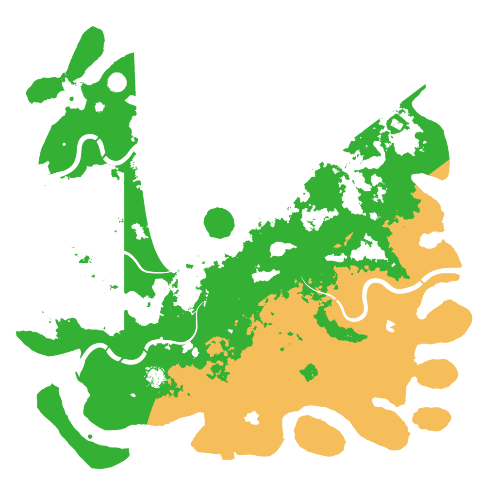 Biome Rust Map: Procedural Map, Size: 4500, Seed: 23345566