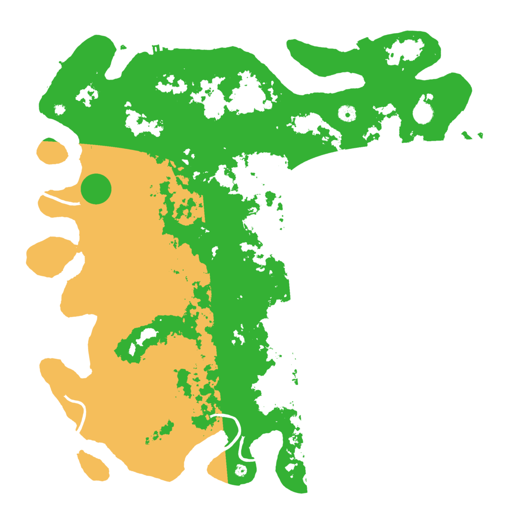 Biome Rust Map: Procedural Map, Size: 4500, Seed: 394701660