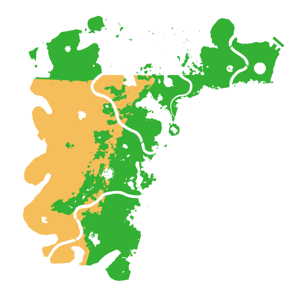 Biome Rust Map: Procedural Map, Size: 4500, Seed: 1372476304