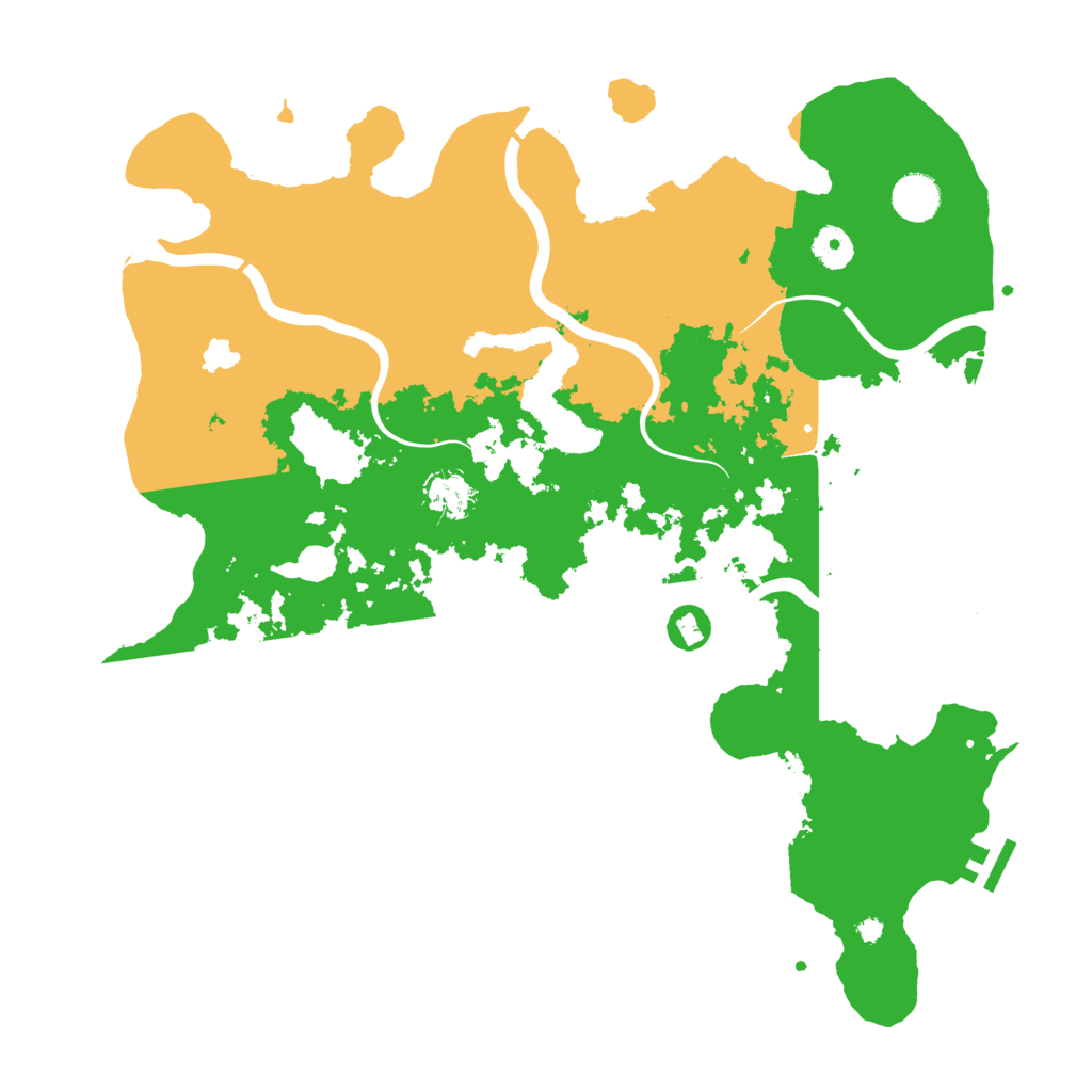 Biome Rust Map: Procedural Map, Size: 4000, Seed: 2096523050