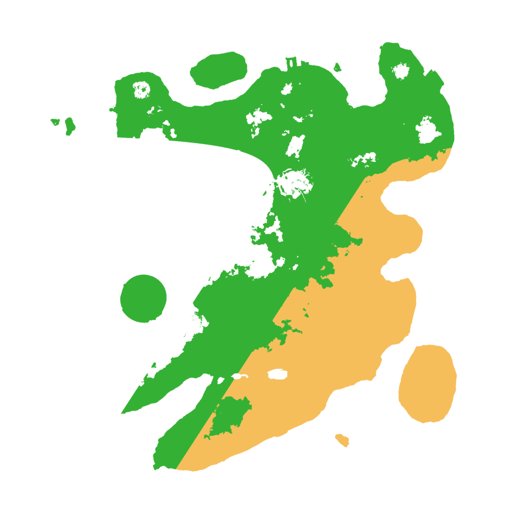 Biome Rust Map: Procedural Map, Size: 3000, Seed: 59642452