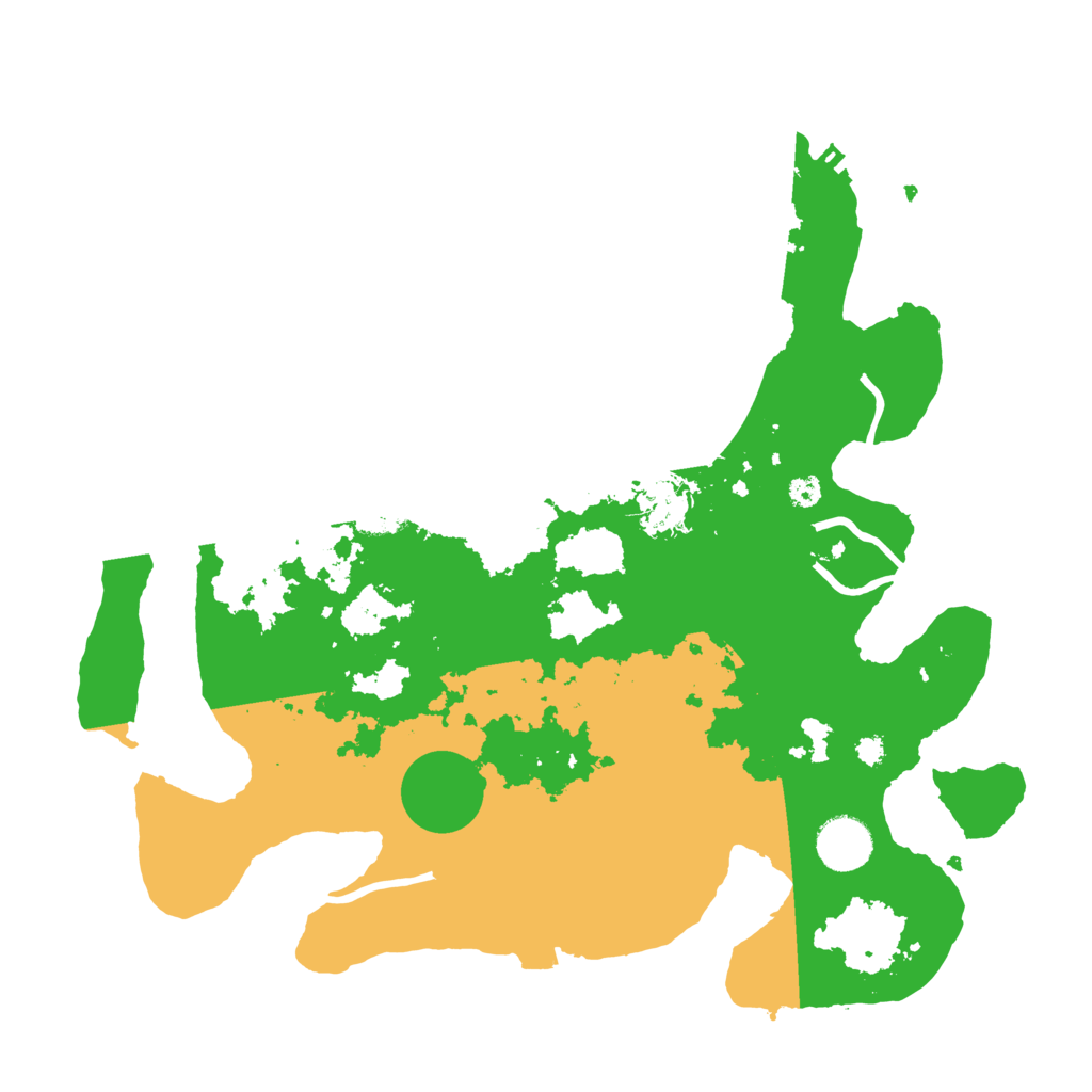 Biome Rust Map: Procedural Map, Size: 3500, Seed: 1801279056