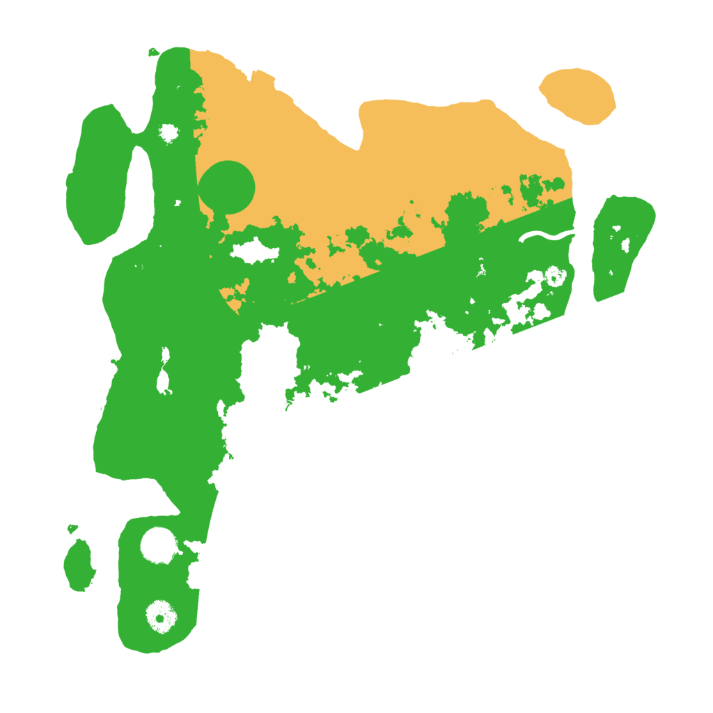 Biome Rust Map: Procedural Map, Size: 3500, Seed: 1053736770