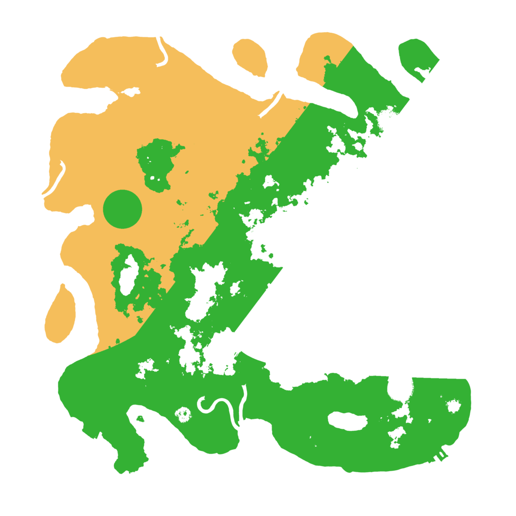 Biome Rust Map: Procedural Map, Size: 3500, Seed: 835191167