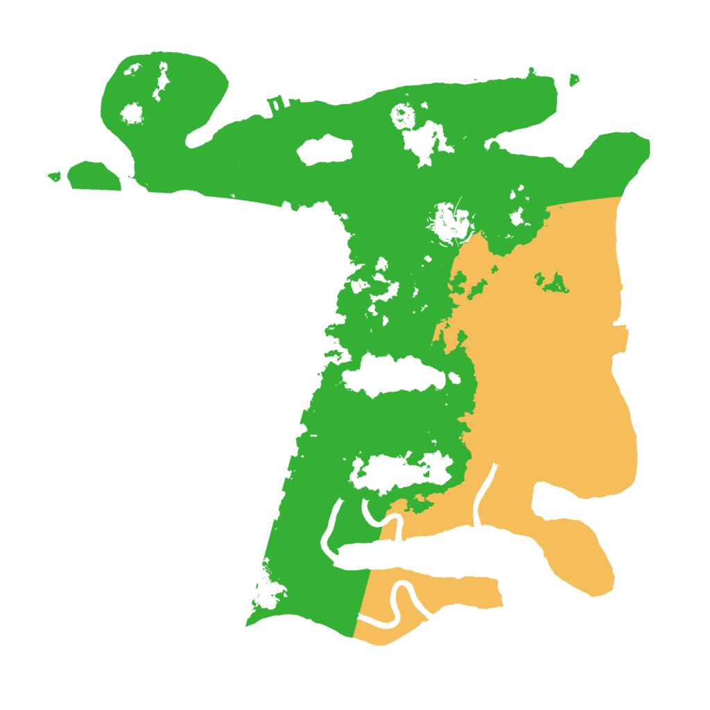 Biome Rust Map: Procedural Map, Size: 3000, Seed: 764915834