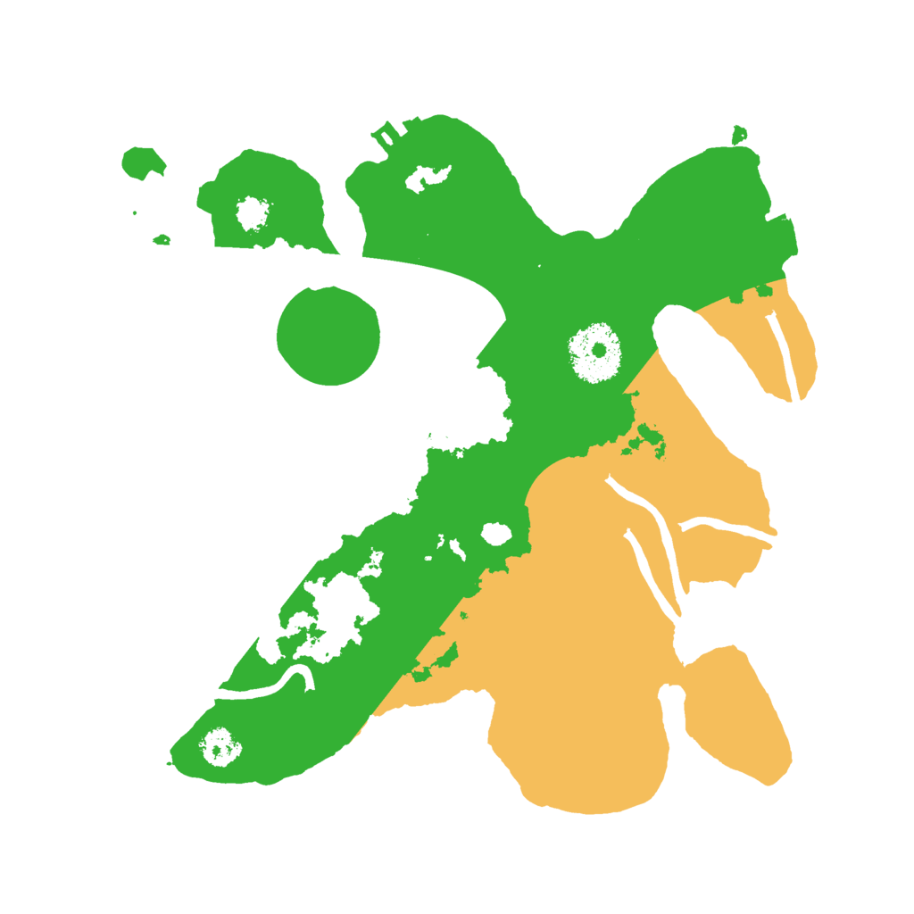 Biome Rust Map: Procedural Map, Size: 2500, Seed: 851611632