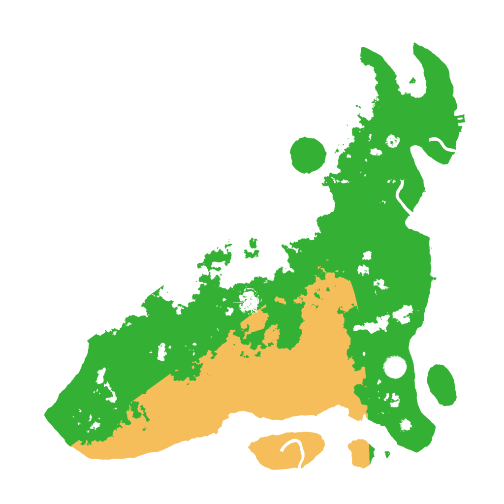 Biome Rust Map: Procedural Map, Size: 3950, Seed: 30900241