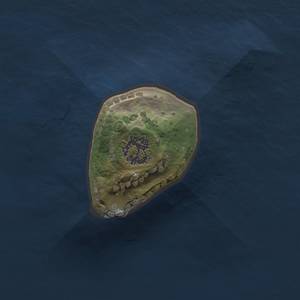 Thumbnail Rust Map: Procedural Map, Size: 1000, Seed: 80941495, 3 Monuments