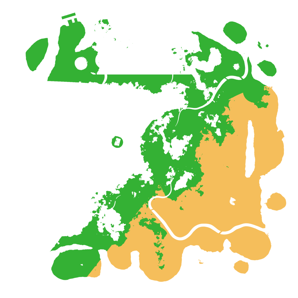 Biome Rust Map: Procedural Map, Size: 4250, Seed: 285616980