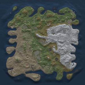 Thumbnail Rust Map: Procedural Map, Size: 4500, Seed: 475629151, 19 Monuments