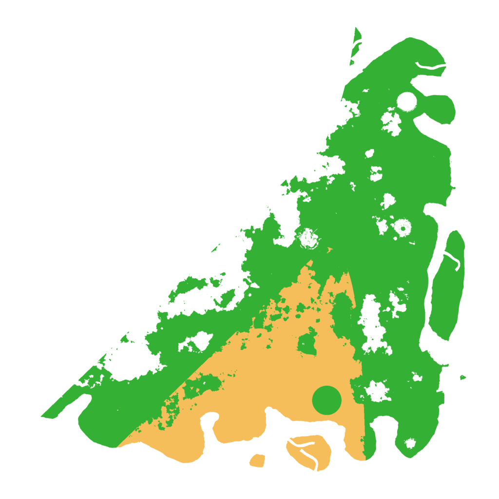 Biome Rust Map: Procedural Map, Size: 4500, Seed: 2135058762