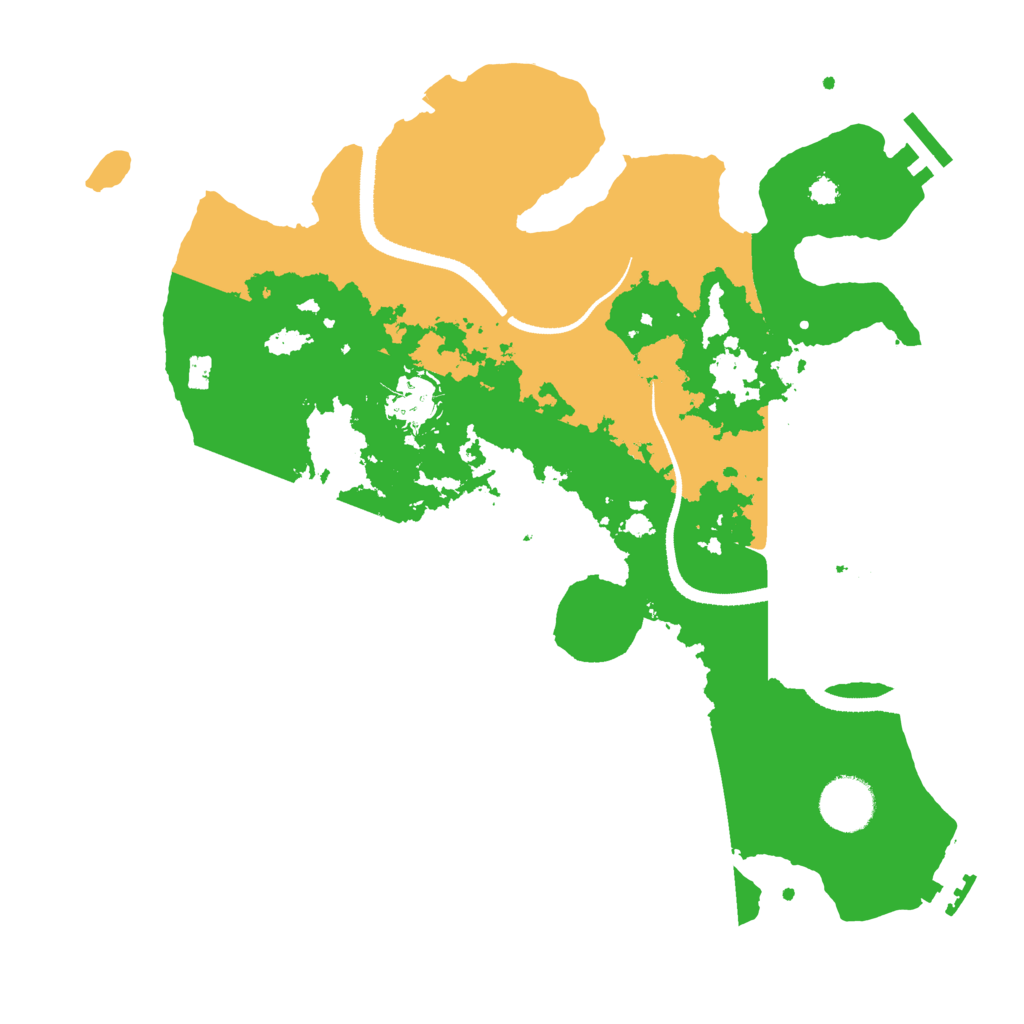 Biome Rust Map: Procedural Map, Size: 3300, Seed: 1172892385