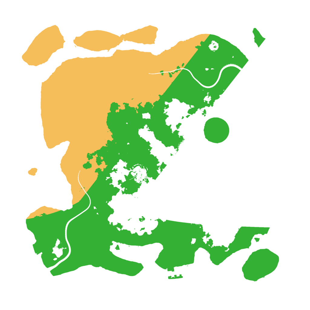 Biome Rust Map: Procedural Map, Size: 3250, Seed: 154651316