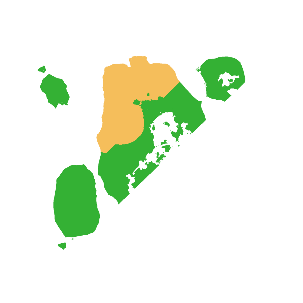 Biome Rust Map: Procedural Map, Size: 2000, Seed: 19010568